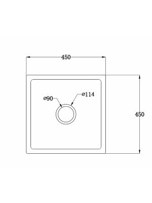 4141T quartz kitchen sink — real product photo