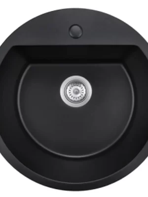 510b 510mm quartz composite round kitchen sink