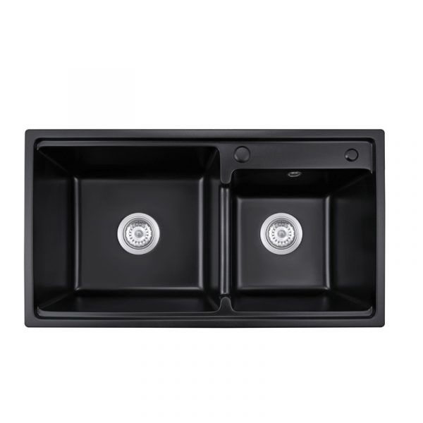 7240s-quartz-kitchen-sink-real 7240S quartz kitchen sink — real product photo