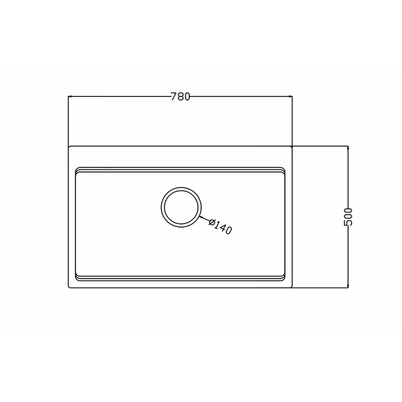 7850 780x500 quartz composite multifunctional kitchen sink