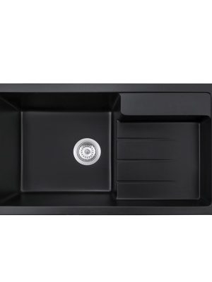 8046-step-quartz-kitchen-sink-real 8046 Step quartz kitchen sink — real product photo