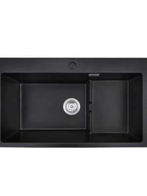 8048-step-quartz-kitchen-sink-real 8048 Step quartz kitchen sink — real product photo