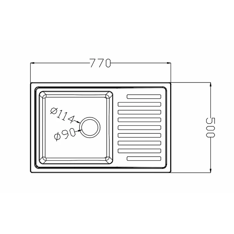 8650 sb 860x500 quartz composite draining board kitchen sink